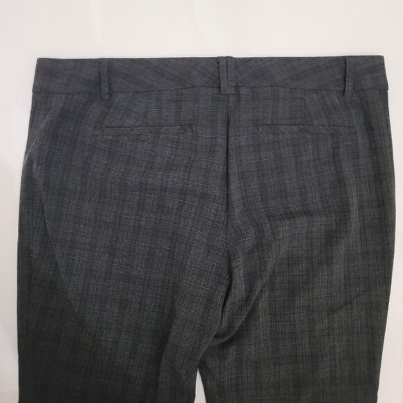 Van Heusen Dress Pants Women's Size 14 Trousers Pockets Dark Gray Zipper Button - Picture 4 of 10